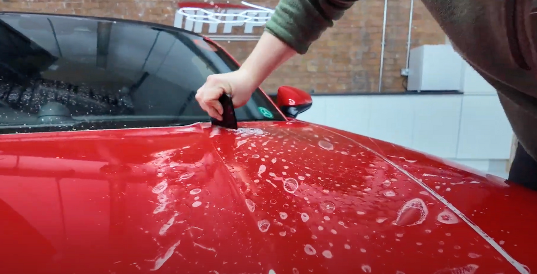 Lesson 20 - Squeegeeing down the panel