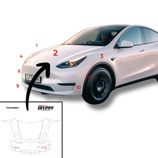 Tesla Model Y SUV (2019 onwards)  PPF Kit